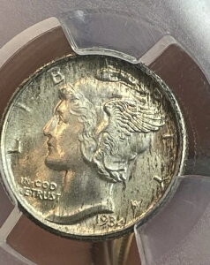 1934 N }[L[ _C MS67 FB toh PCGS ? 󏭂ȕ΂̂悤ȔRCB