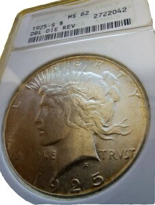 1925-S $1 �s�[�X�_���[ ANACS MS62 DDR VAM 2 ���O���[�h�H�����g�[�j���O�I