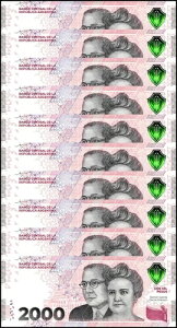 A[` 2000y\A2023 NDAP-368a.1AUNC X 10 PCS