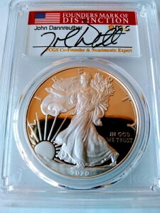 2020-S $1 �V���o�[�C�[�O�� PCGS PR70DCAM FDOl �W�����E�_�����[�T�[ PCGS�i�����n�ݎҁj