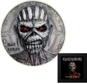 クック諸島 10ドル 2024年 アイアン・メイデン ブック・オブ・ソウルズ 2オンス 銀貨プルーフ