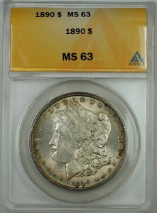 1890�N �����K����� 1�h���d�݁AANACS MS-63 �g�[��
