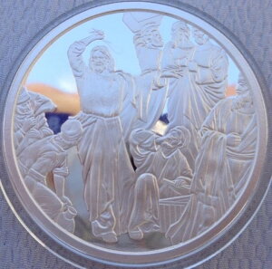 1�I���X 2025 JESUS CLEARS THE TEMPLE �V���o�[�V�[���h �v���[�t .999 ����