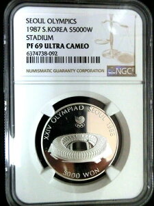 1987N ؍ RAX^WA Vo[ 5000 EH قڊ PF 69 NGC Eg r