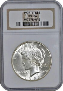 1922-S s[XVo[ 1h NGC MS64 `CX 