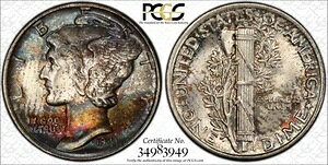 1941 N}[L[ _C PCGS MS66 FB Jtȃ^ug[Atoh!