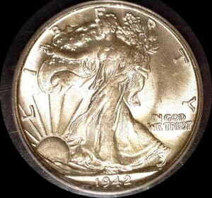 AJ 1942N EH[LOEoeB n[th 50Zg I[hVo[RC #3447 PCGS MS66