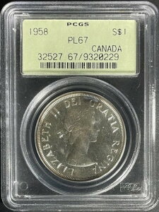 **** 1958NJi_ Vo[h JI PCGS PL-67 ? KM 55 x