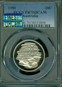 1980N I[XgA 20Zg PCGS PR70 UHCam MAC FINEST MAC SPOTLESS *