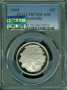 2008N I[XgA 20Zg PCGS PR70 UHCam MAC FINEST MAC SPOTLESS *