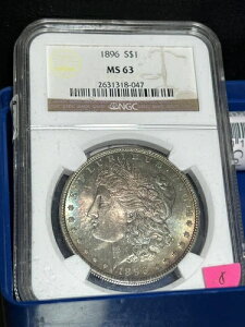 1896�N $1 NGC MS 63 �����X�^�[�g�i�[ �����K�����