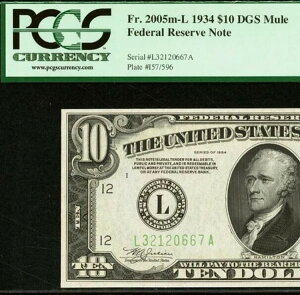 1934�N 10�h���A�M������s�� PCGS 64PPQ - �T���t�����V�X�R�E�~���[�� - Fr 2005-Lm