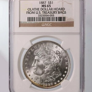 1887�N�������K��1�h�� NGC�F�� MS 65 �I���C�T�h�� �č������ȑ��u����