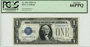1928A 1hݏؖ Fr# 1601 ZA ubN PCGS Gem66 PPQ