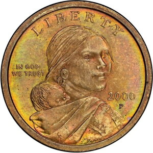 2000 P �T�J�K�E�B�A �_���[ NGC MS64 ���C���{�[�g�[�� ���ڂ��ׂ��J���[�_�u���g�[��