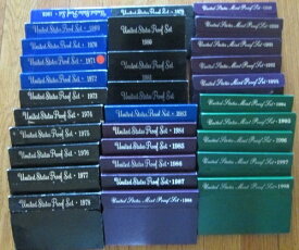 1968 - 1998 プルーフセット アメリカ造幣局 31 プルーフセット サンフランシスコ造幣局 COA 最も売れた