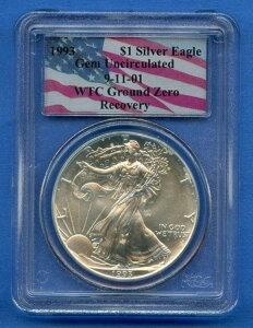 1993N PCGS WFAT[L[V 9-11-01 WTC OEh[ #03 AJVo[C[Oh