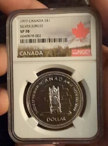 1977N SP70 Ji_h 1h Vo[Wr[ NGC Ji_x