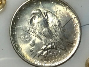 1934-1938年テキサス独立100周年記念ハーフドル硬貨(ホルダー割れ)