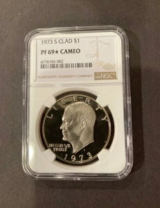 1973N S AC[n[ ACN h $1 NGC PF69 JI STAR ? ? STAR A v[t ? ?