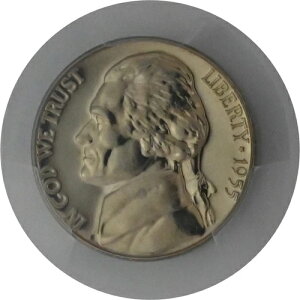 PR68 1955NWFt@[\jbP PCGSO[h US 5C v[t P-MINT EXACT RC1