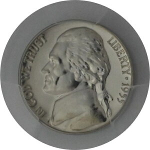 PR68 1955NWFt@[\jbP PCGSO[h US 5C v[t P-MINT EXACT RC1