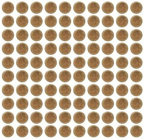 タイ 25 サタン、1977、N #4745、ミント X 100 個