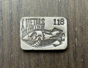 X-Metals �i���ؖ����t���uPay Back�v#118/250 1�I���X .999 �V���o�[�A�[�g�o�[ �n���h���C�h