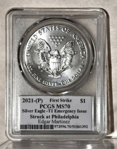 2021N (P) G}[WFV[ Vo[ C[O PCGS MS70 FS WFh GhK[E}eBlX MTC