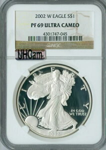 2002 W �V���o�[ �C�[�O�� NGC PF69 MAC UHCAM 2nd �ō����O���[�h MAC �X�|�b�g���X�B