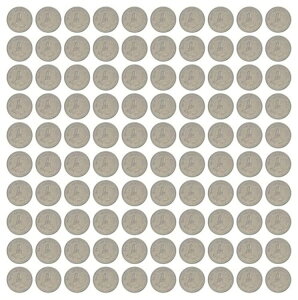 ネパール 10 パイサ、1994-2000、KM #1014.3、新品 X 100 PCS