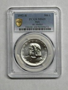 1992N R C^A Vo[ 500 EfEfB` PCGS MS69