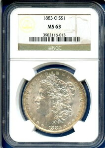 1883 O NGC MS63 �����K����� 1�h�� �č������ǃR�C�� 1883-O MS-63