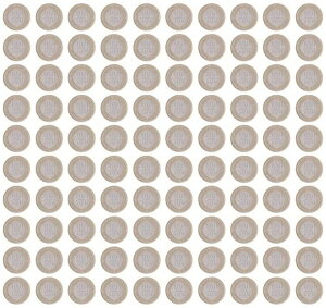 バーレーン 100フィルス、2010年 (AH1431)、KM #26.2、ミント X 100 PCS