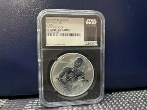 2017N NIUE S$2 X^[EH[Y NVbN C-3PO NGC PF 70 t@[Xg[X OGPt