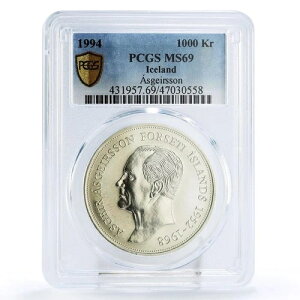 ACXh 1000N[i 2哝̃AXQCEAXQC\ MS69 PCGS  1994N
