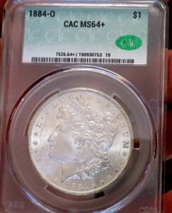 [K Vo[h 1884 O CAC MS 64+ X^[ TezCg A_[O[h WOW