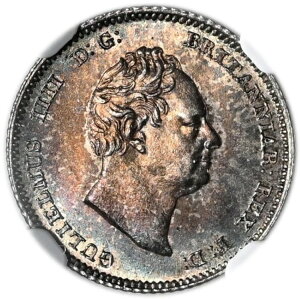 �C�M���X�̃M�A�i�Ŏg�p���ꂽ�A1836�N���O���[�g�u���e���E�O���[�g�i4�y���X�jNGC MS64 �E�B���A��4��
