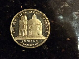 1857�N �j���[���[�N�B���E���C�̌Â��~�`�̉ƁBWM���_�� 34mm�BG.H.�����F�b�g��