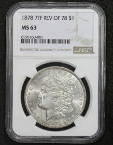 1878N 7̔H͗l KE_[ NGC MS63 4Q7U 
