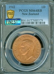 1942N j[W[h 1D yj[ PCGS MS64 RB MAC ō *