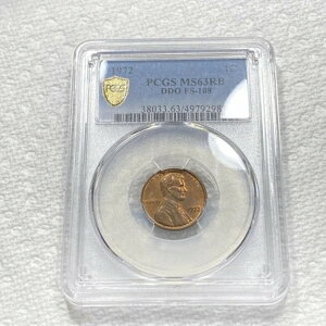 1972N DDO 1Zg J[LO PCGS MS63 RB FS-108 _u_C \ ACe8045