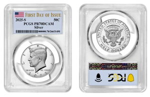 2025 S Vo[ PlfB n[t_[ 50Zg PCGS PR70DCAM s