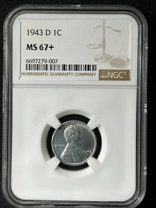1943-D 1C J[EEB[g 1Zg NGC MS67+ 6697279-007
