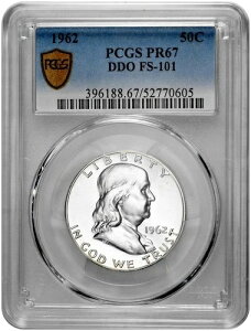 1962N 50Zg Vo[ v[t tN n[t_[ PCGS O[h PR 67 DDO FS-101