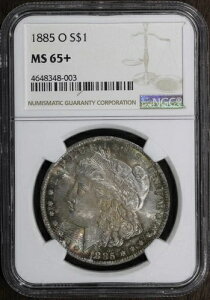 1885-O (MS65+) �����K����� $1 NGC - �v���X�O���[�h�A���C���{�[�g�[��