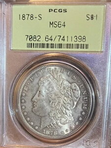 1878-S OGH! PCGS MS64 K