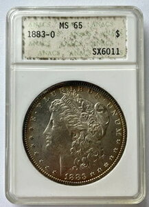 1883-O K **OLD Gen 2 ANACS SOAPBOX 1990-91** F