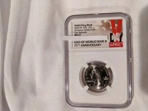 2020N W AJ̃TA p[N NP NH[^[ 25Zg NGC MS 67 o obgRC VDay