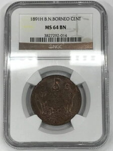 1891 H �p���k�{���l�I�Z���g NGC MS-64 BN